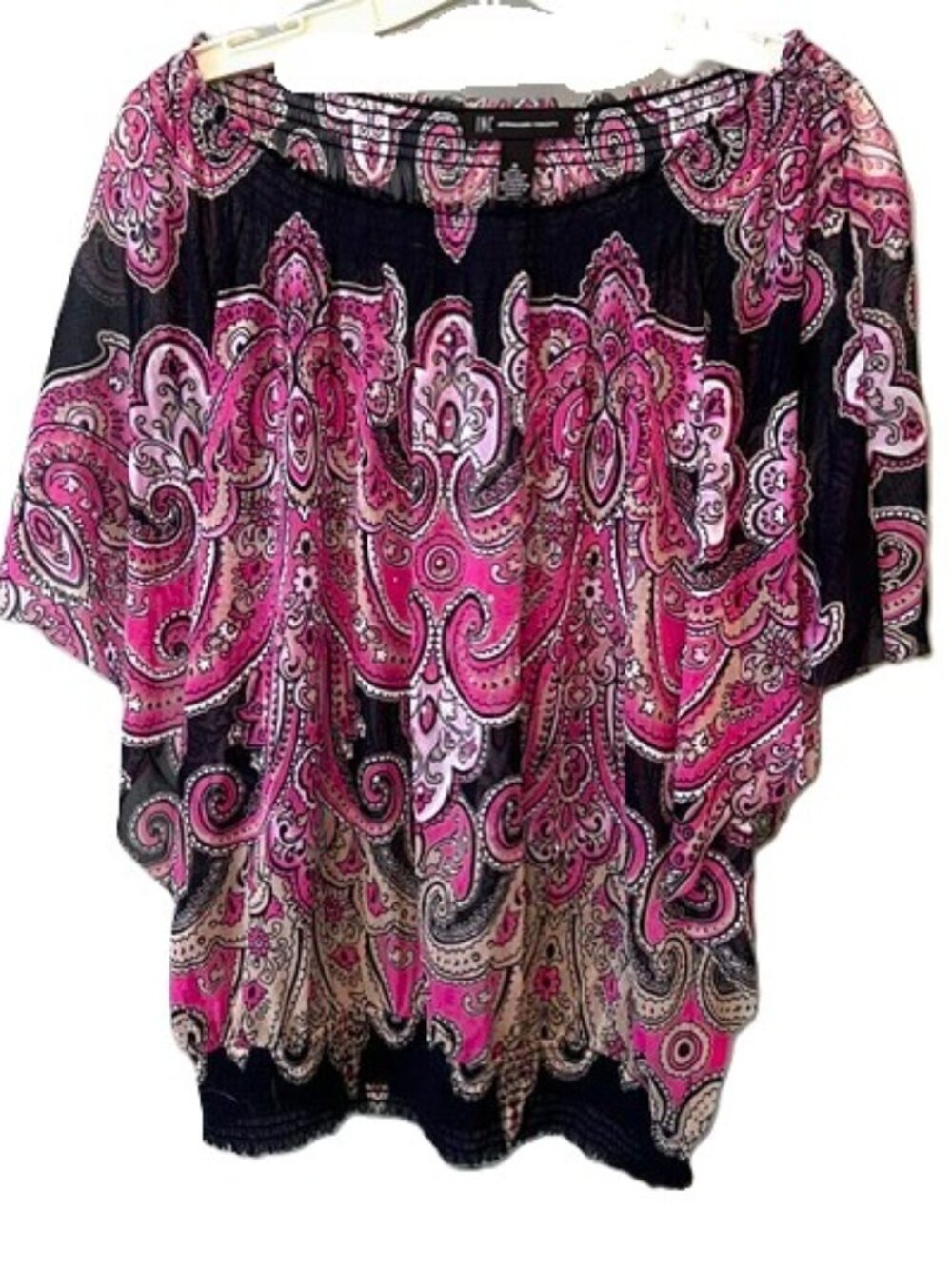 Pink Paisley Print Blouse from INC